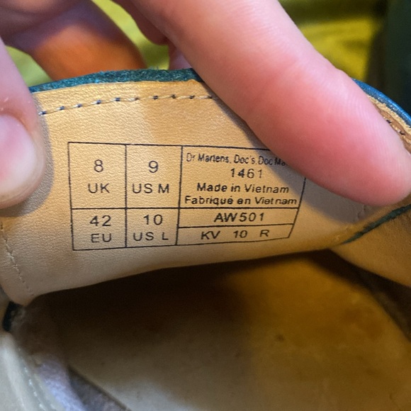 Unisex DR.MARTENS 1461 Smooth Leather Oxford Shoes Blue US:L10 M9 EU:42 UK:8 main image 4